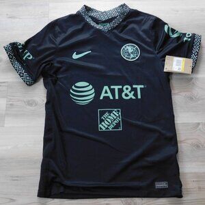 NIKE CLUB AMERICA Soccer Jersey Black (S) 2021/2022 3RD KIT DB5743-010 Football